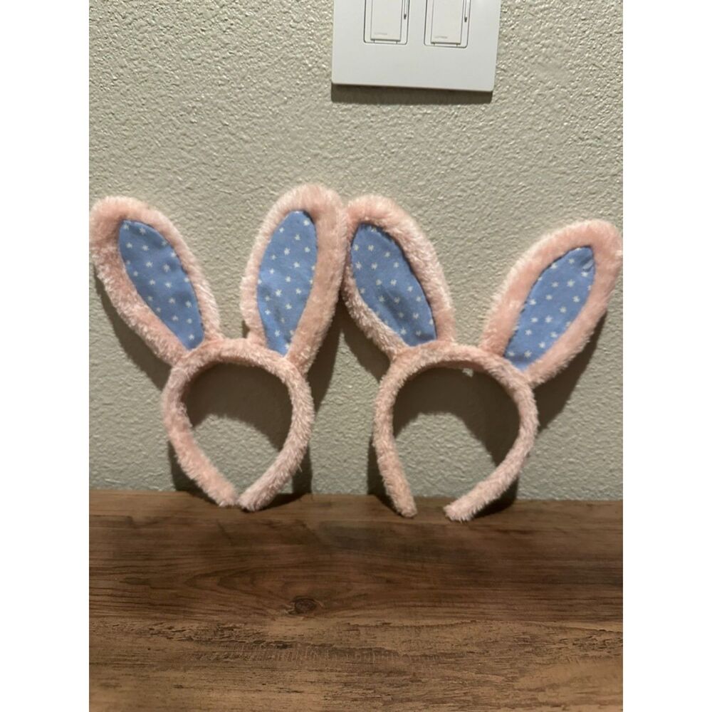 Easter Bunny Ears - Unisex Blue/Pink